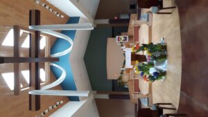 Sanctuary decorate for Easter